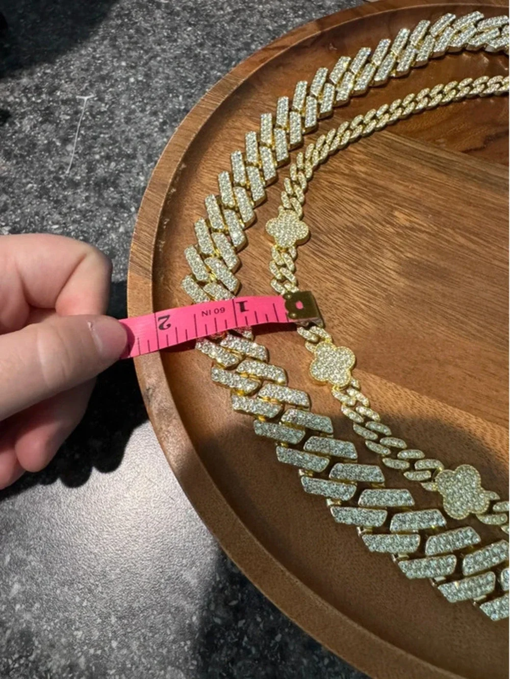 AJ high quality Cuban Chains 2pc